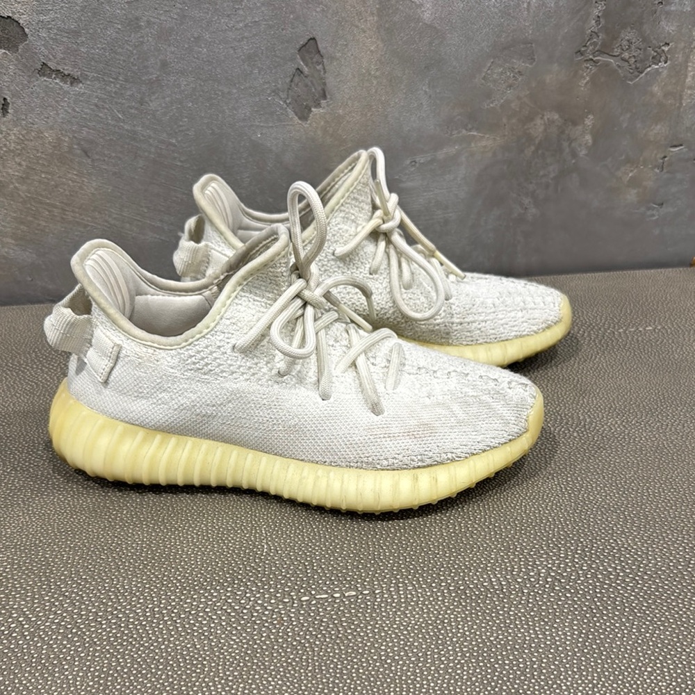 Cream and Tan Sneakers
